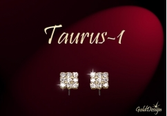 Taurus I. - náušnice zlacené